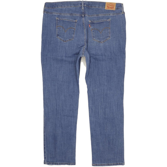 Levi's 314 Shaping Men Blue Straight Slim Stretch Jeans W40 L30