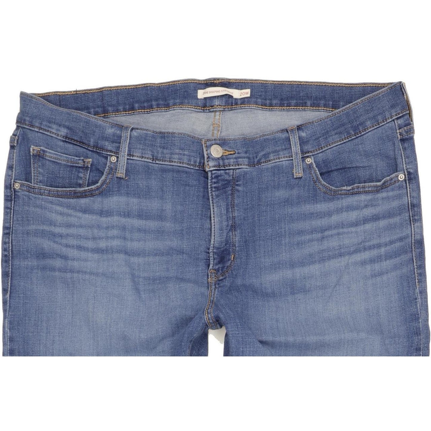 Levi's 314 Shaping Men Blue Straight Slim Stretch Jeans W40 L30