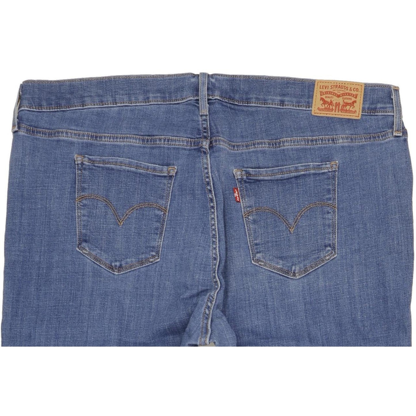 Levi's 314 Shaping Men Blue Straight Slim Stretch Jeans W40 L30