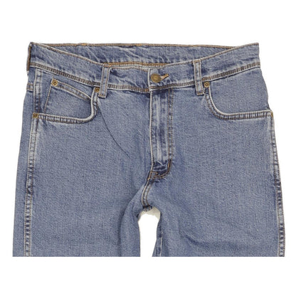 Wrangler Durable Quality Men Blue Straight Regular Stretch Jeans W31 L29
