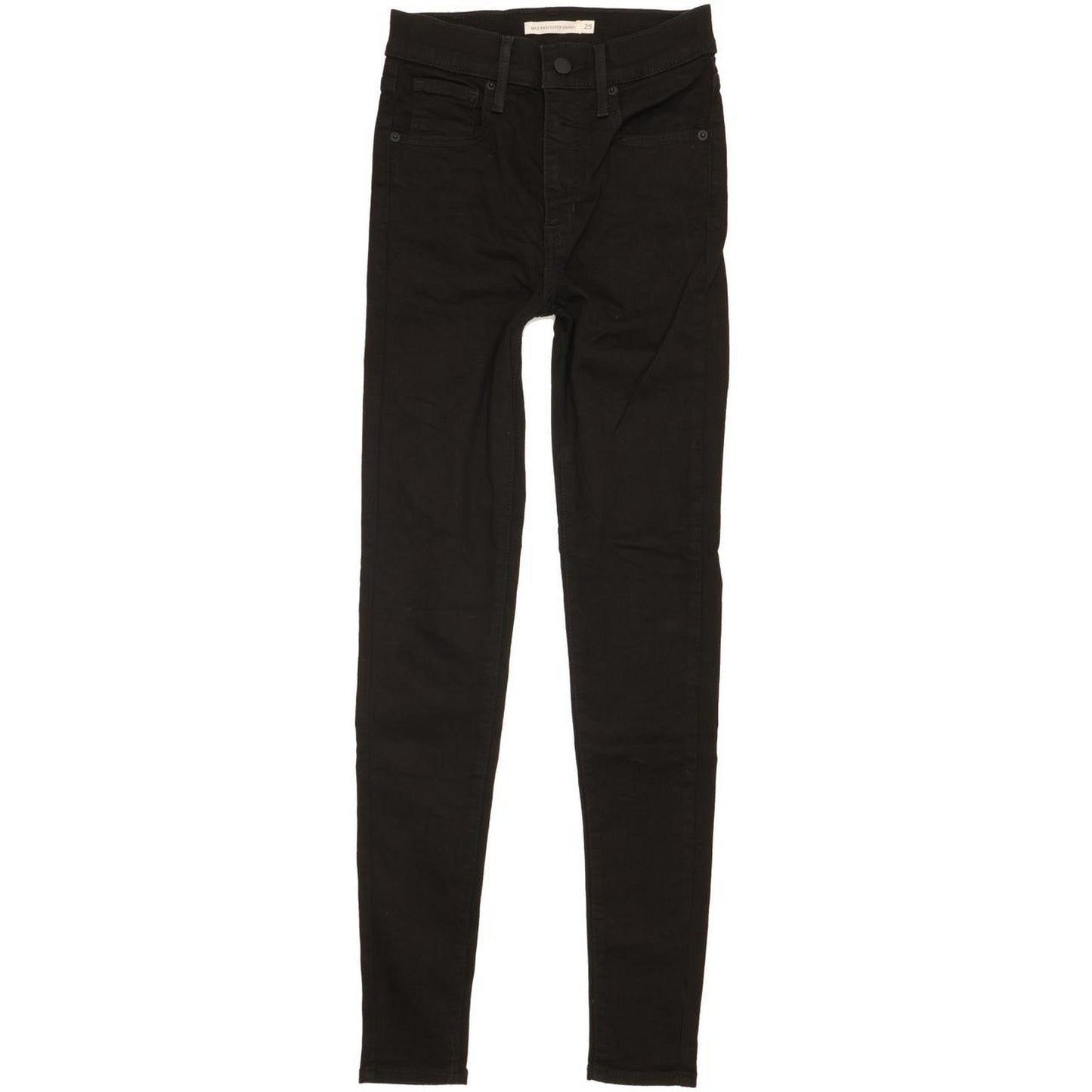 Levi's Mile Women Black Skinny Slim Stretch Jeans W25 L30