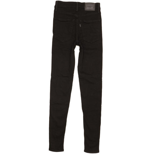 Levi's Mile Women Black Skinny Slim Stretch Jeans W25 L30
