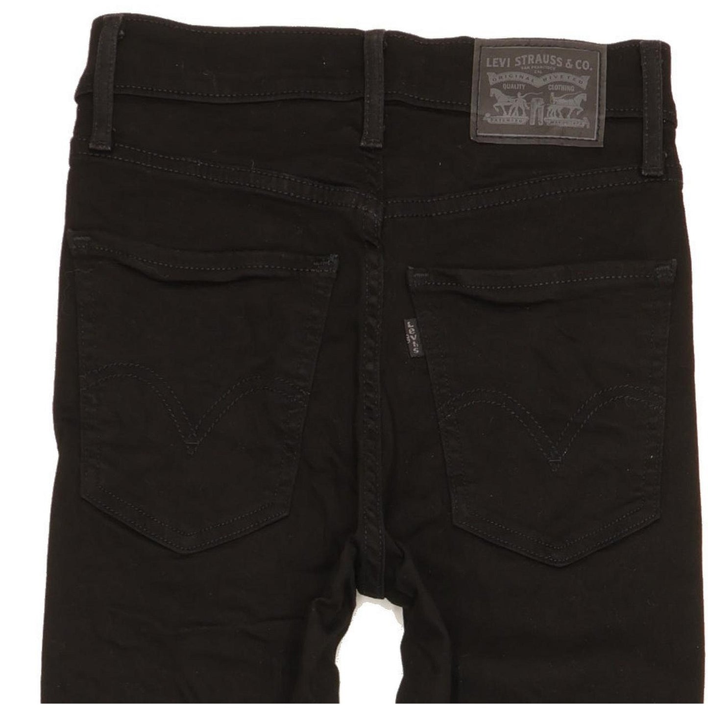 Levi's Mile Women Black Skinny Slim Stretch Jeans W25 L30