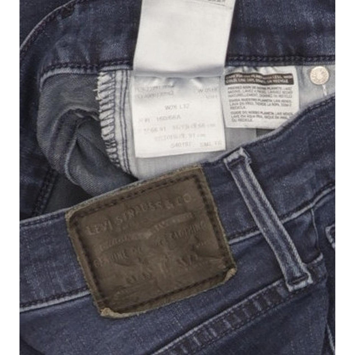 Levi's Mile Women Blue Skinny Slim Stretch Jeans W26 L32