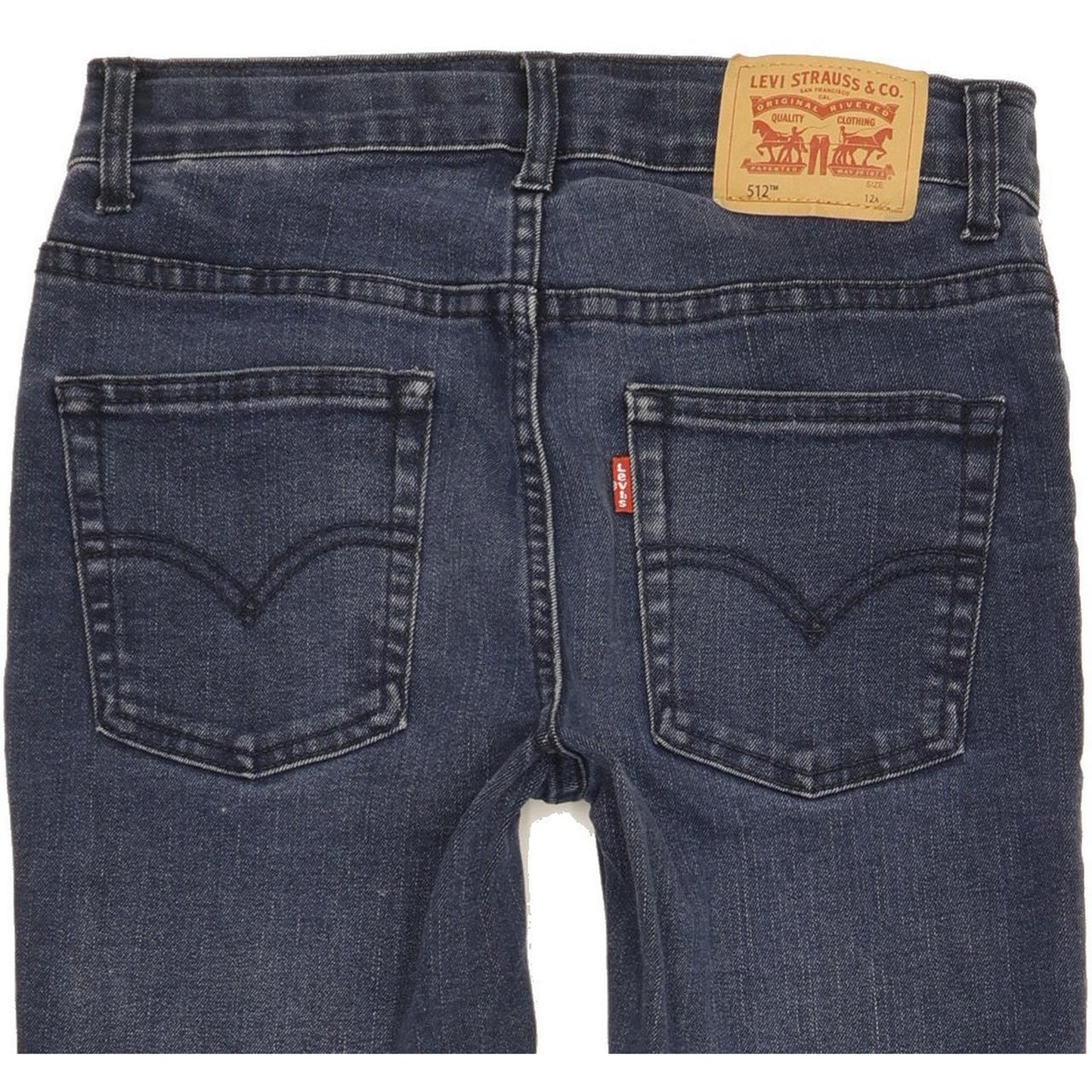 Levi's 512 Kids Blue Tapered Slim Stretch Jeans W26 L28