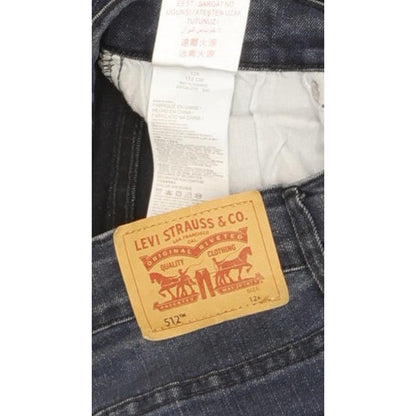 Levi's 512 Kids Blue Tapered Slim Stretch Jeans W26 L28