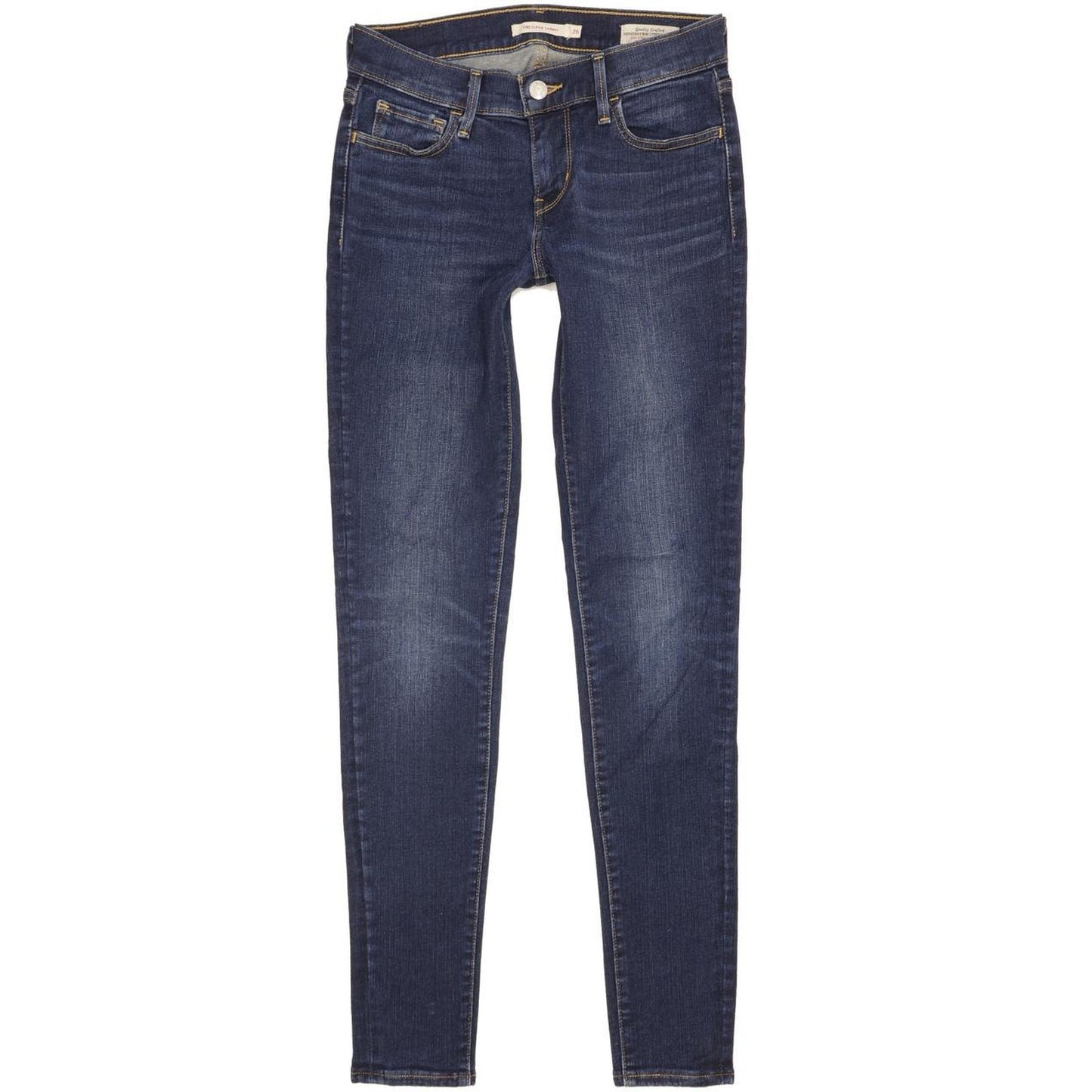 Levi's 710 Super Women Blue Skinny Slim Stretch Jeans W26 L30