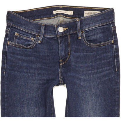 Levi's 710 Super Women Blue Skinny Slim Stretch Jeans W26 L30