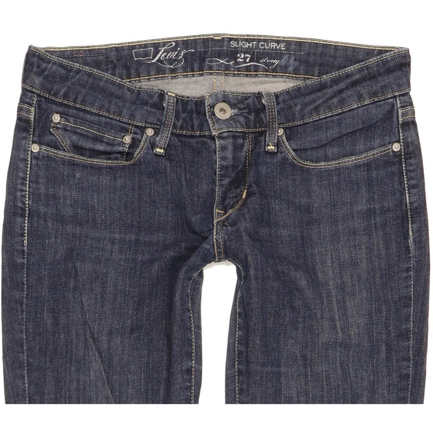 Levi's Slight Curve Women Blue Skinny Slim Stretch Jeans W27 L30