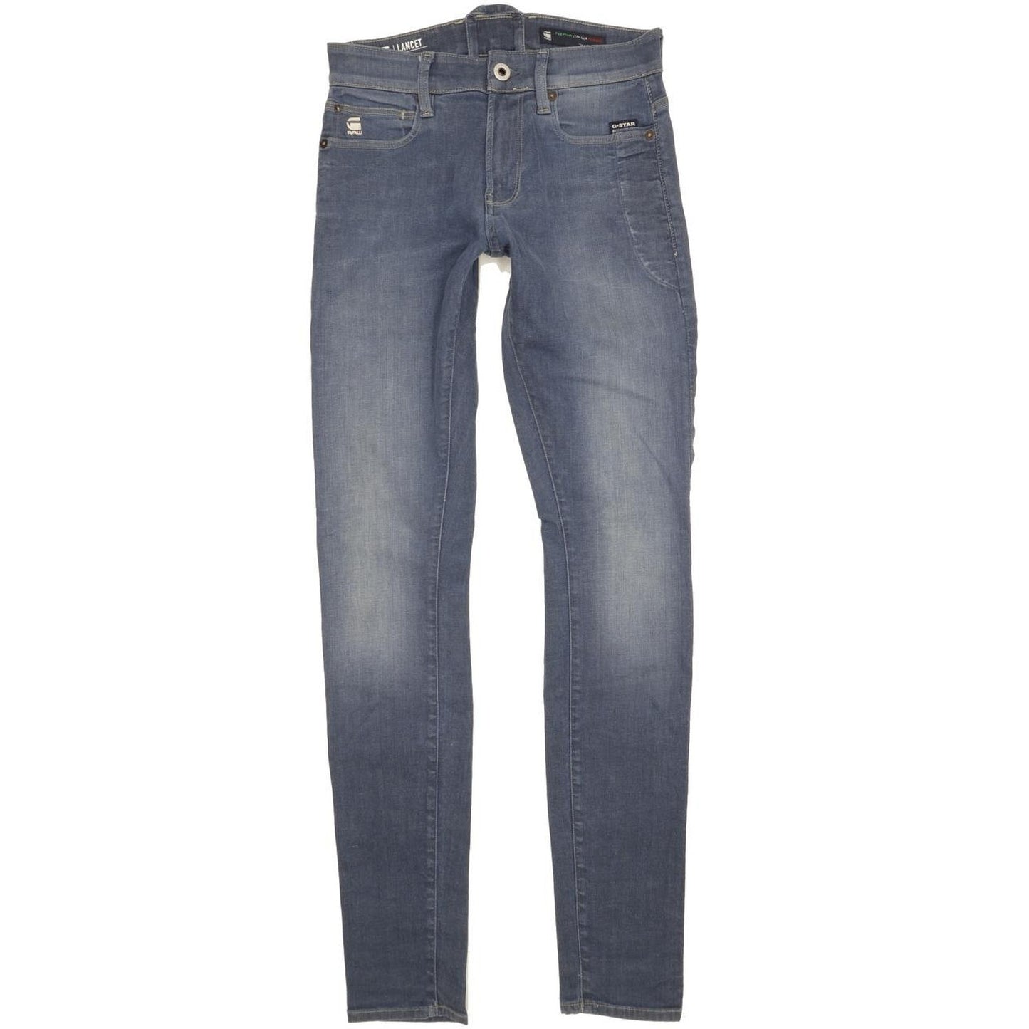 G-Star Lancet Men Blue Skinny Slim Stretch Jeans W29 L34