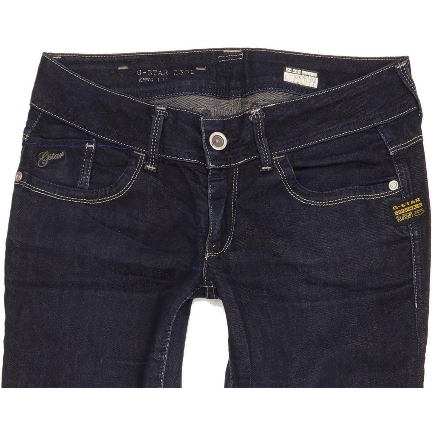 G-Star Lynn Women Navy Skinny Slim Stretch Jeans W31 L30