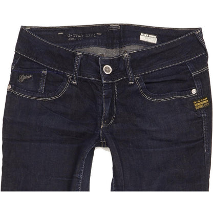 G-Star Lynn Women Navy Skinny Slim Stretch Jeans W31 L30