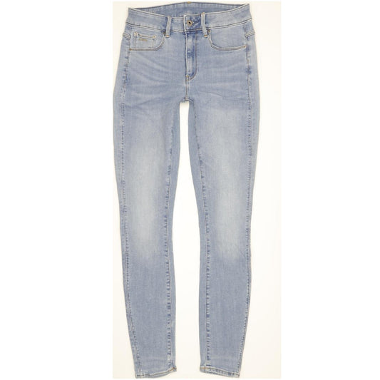 G-Star 3301 Women Blue Skinny Slim Stretch Jeans W27 L32