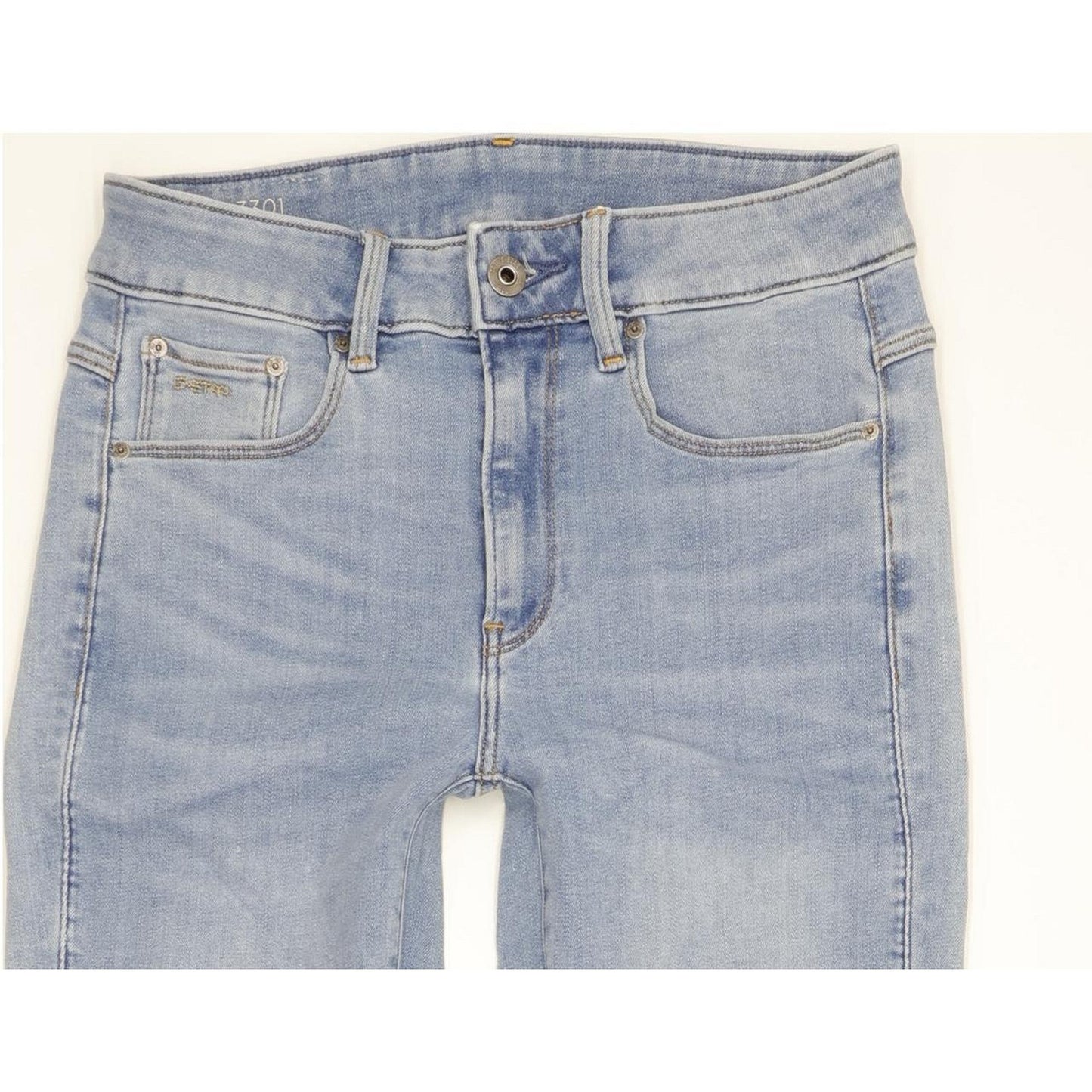 G-Star 3301 Women Blue Skinny Slim Stretch Jeans W27 L32