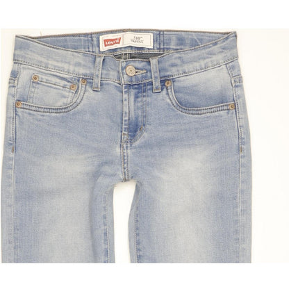Levi's 510 Kids Blue Skinny Slim Stretch Jeans W24 L27