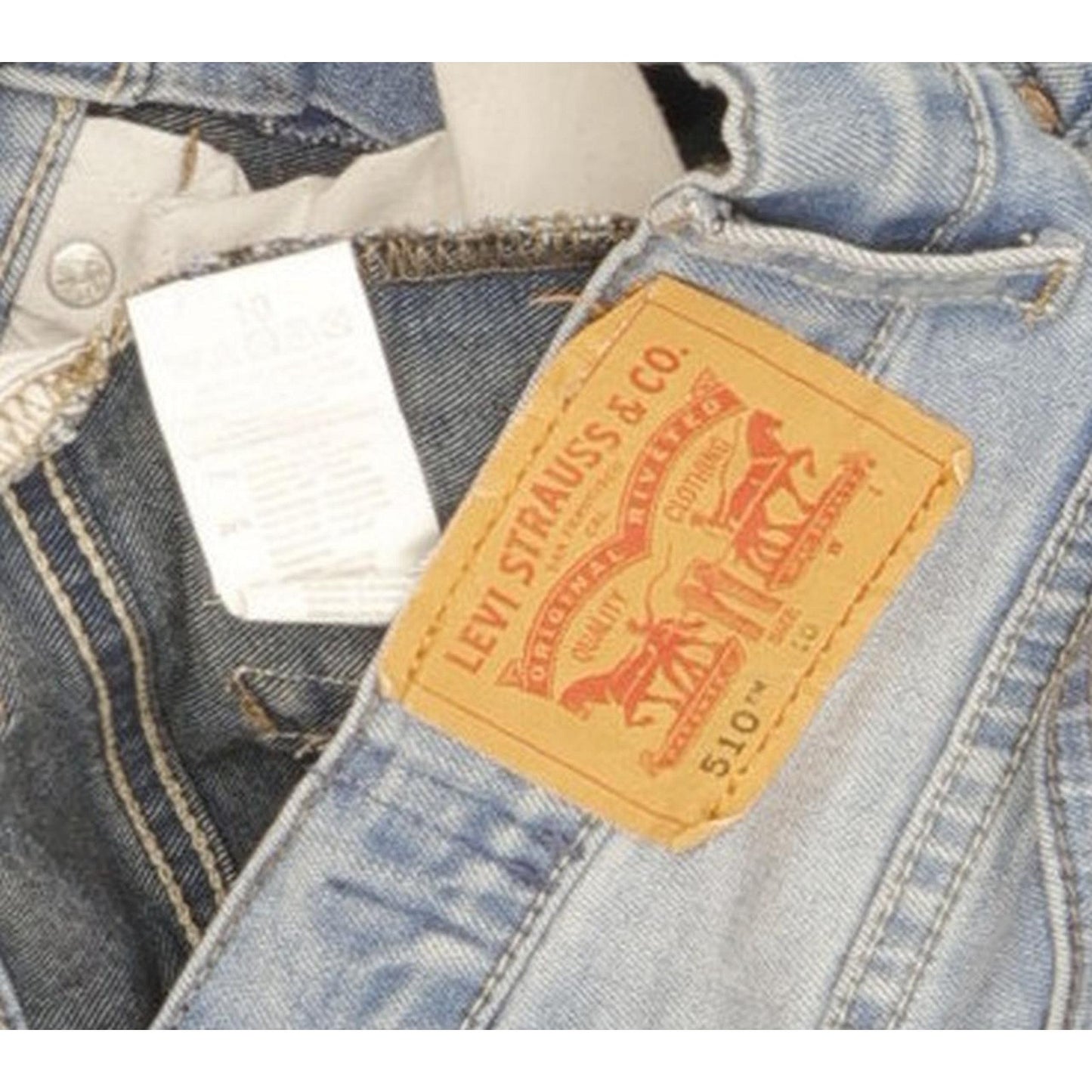 Levi's 510 Kids Blue Skinny Slim Stretch Jeans W24 L27