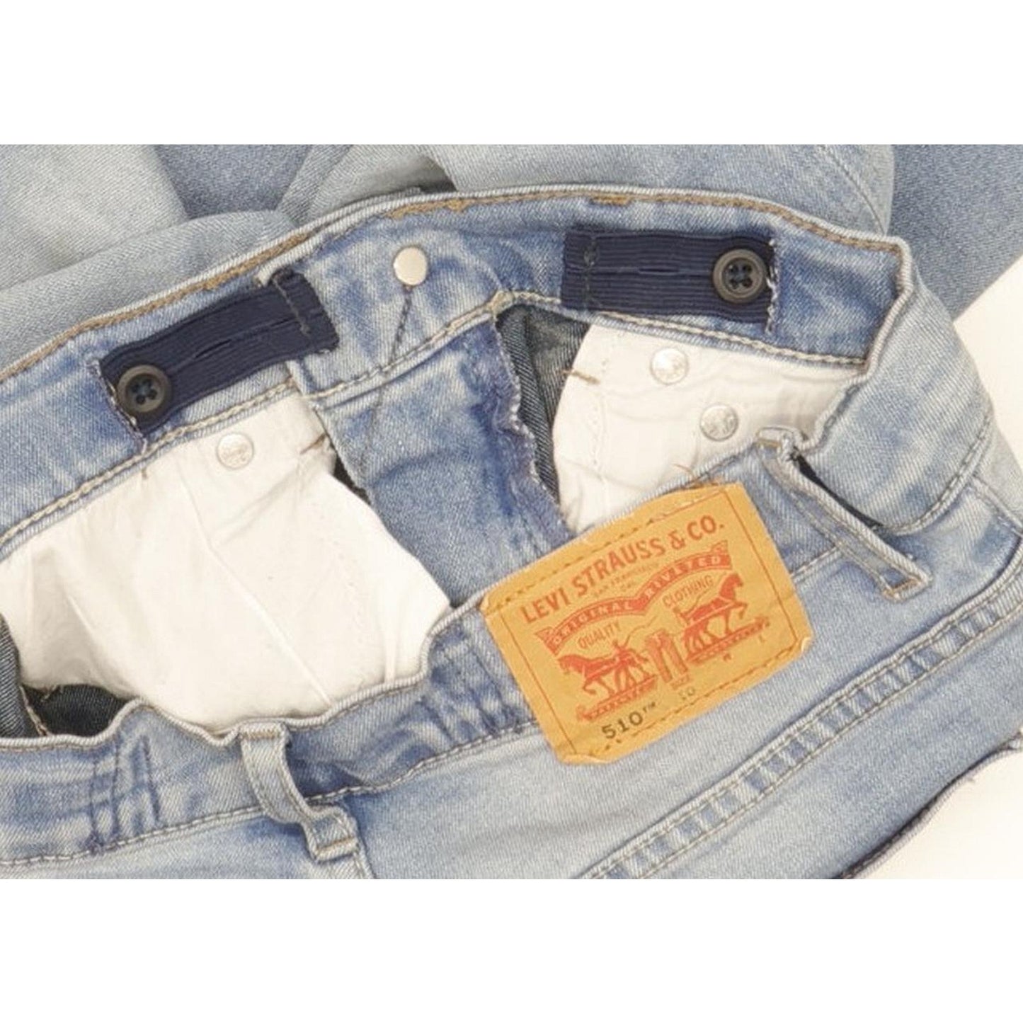 Levi's 510 Kids Blue Skinny Slim Stretch Jeans W24 L27