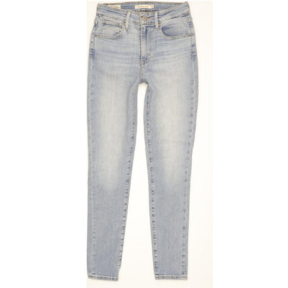 Levi's 721 Women Blue Skinny Slim Stretch Jeans W26 L28