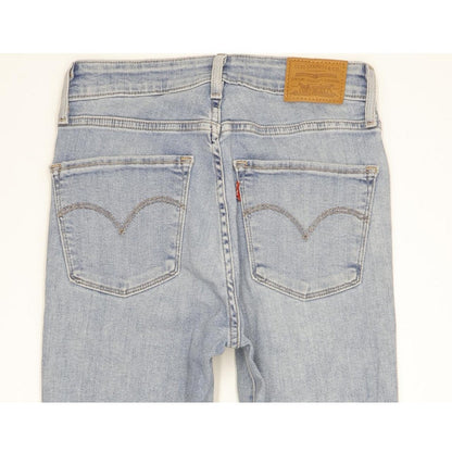 Levi's 721 Women Blue Skinny Slim Stretch Jeans W26 L28
