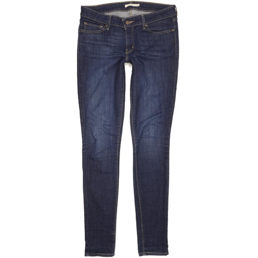 Levi's 711 Women Blue Skinny Slim Stretch Jeans W29 L34