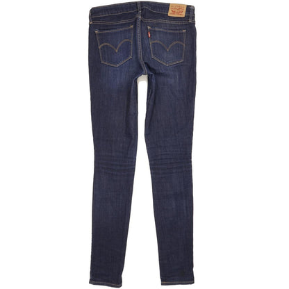 Levi's 711 Women Blue Skinny Slim Stretch Jeans W29 L34
