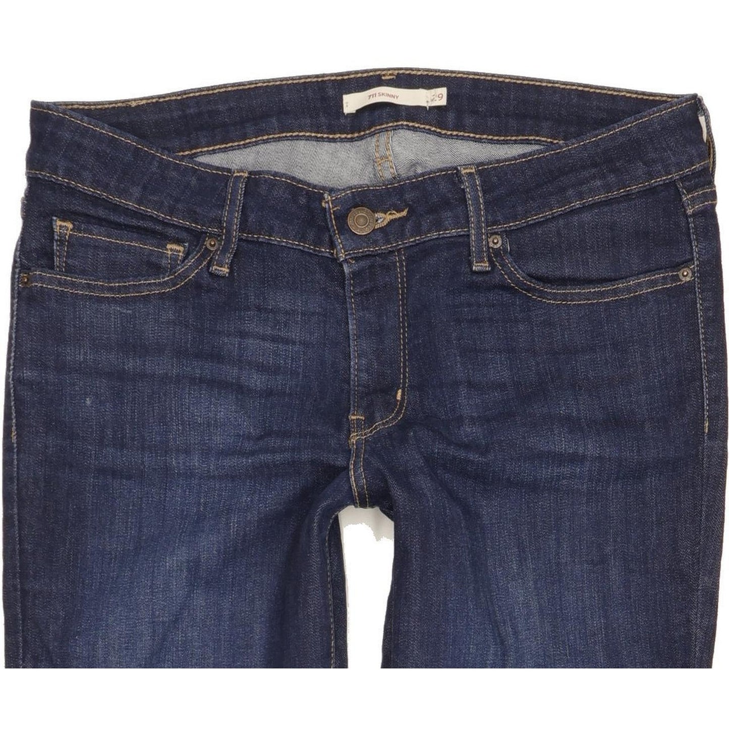 Levi's 711 Women Blue Skinny Slim Stretch Jeans W29 L34