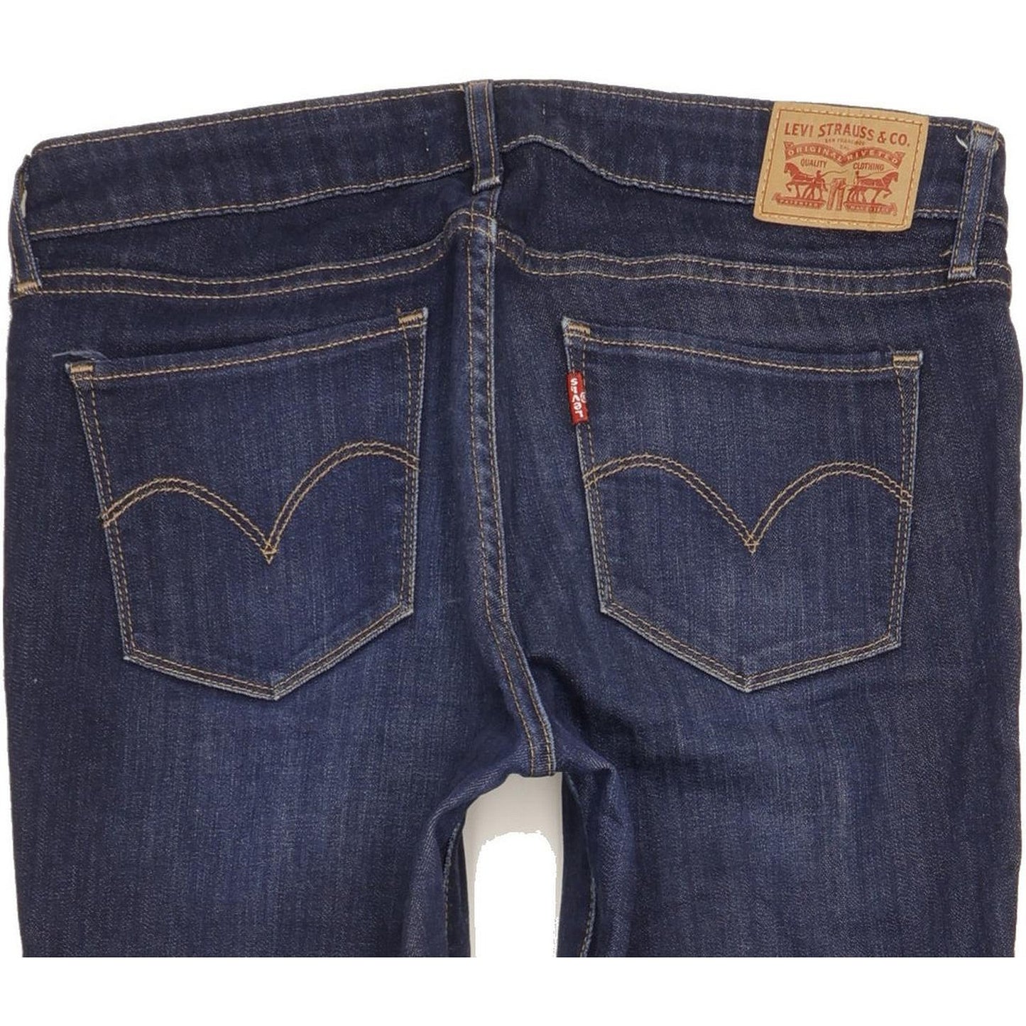 Levi's 711 Women Blue Skinny Slim Stretch Jeans W29 L34