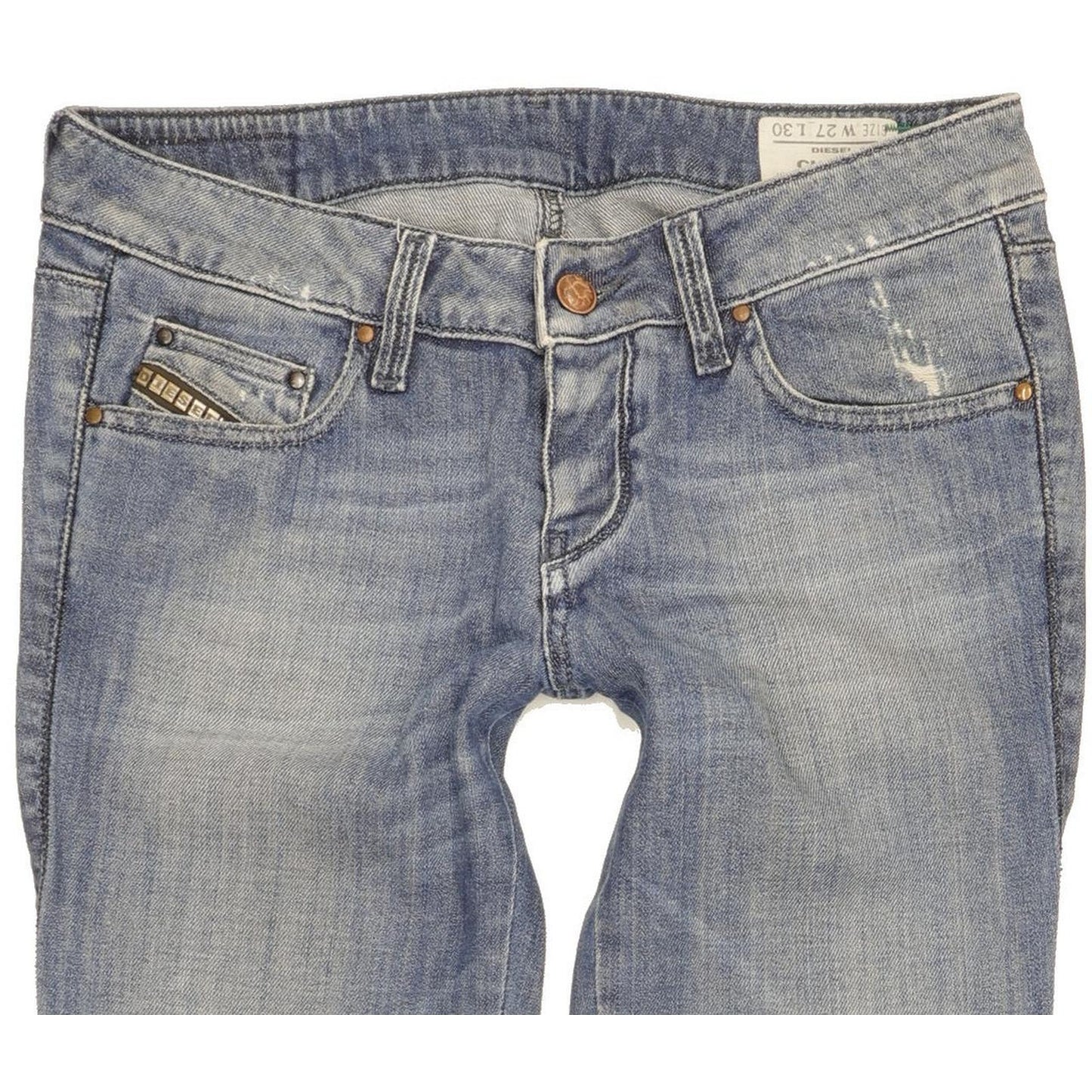 Diesel Cuddy 008RI Women Blue Skinny Slim Stretch Jeans W27 L26