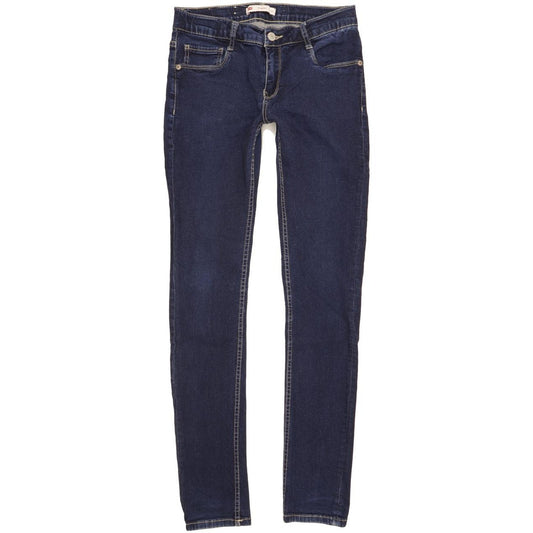 Levi's 711 Kids Women Blue Skinny Slim Stretch Jeans W26 L30