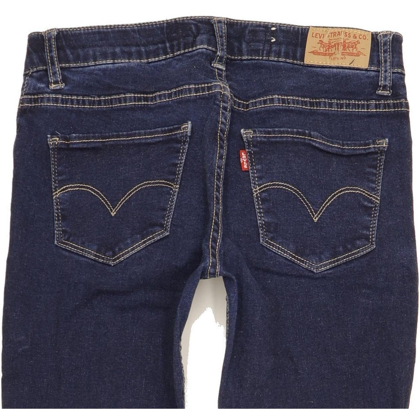 Levi's 711 Kids Women Blue Skinny Slim Stretch Jeans W26 L30