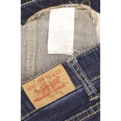 Levi's 711 Kids Women Blue Skinny Slim Stretch Jeans W26 L30