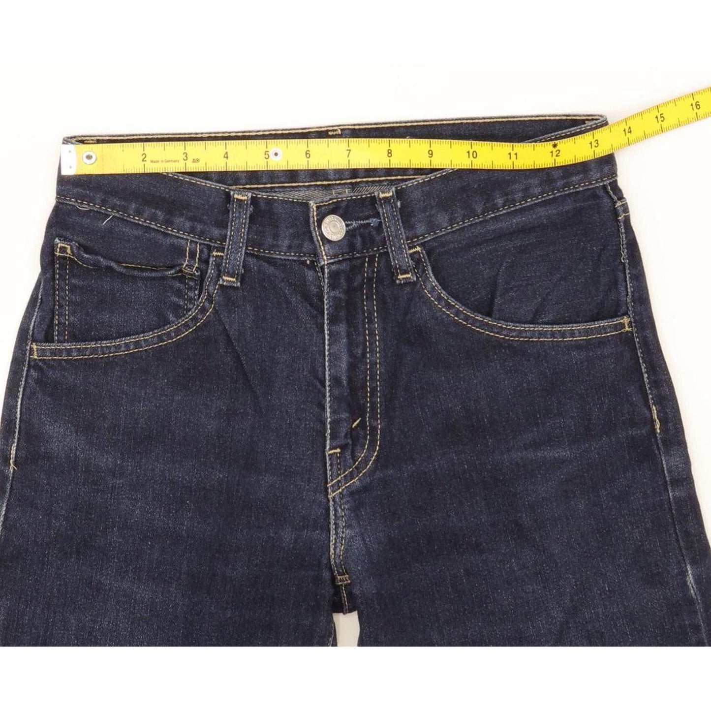 Levi's 595 Blue Straight Slim Stretch Jeans W27 L31