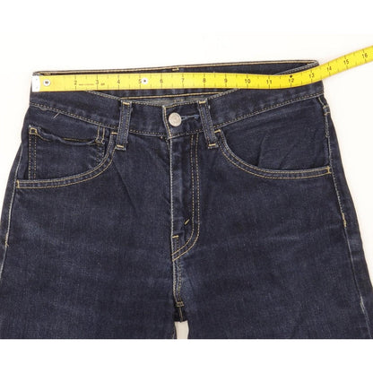 Levi's 595 Blue Straight Slim Stretch Jeans W27 L31