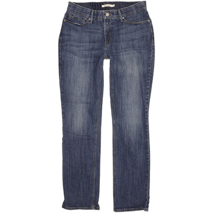 Levi's 525 Women Blue Straight Slim Stretch Jeans W30 L31