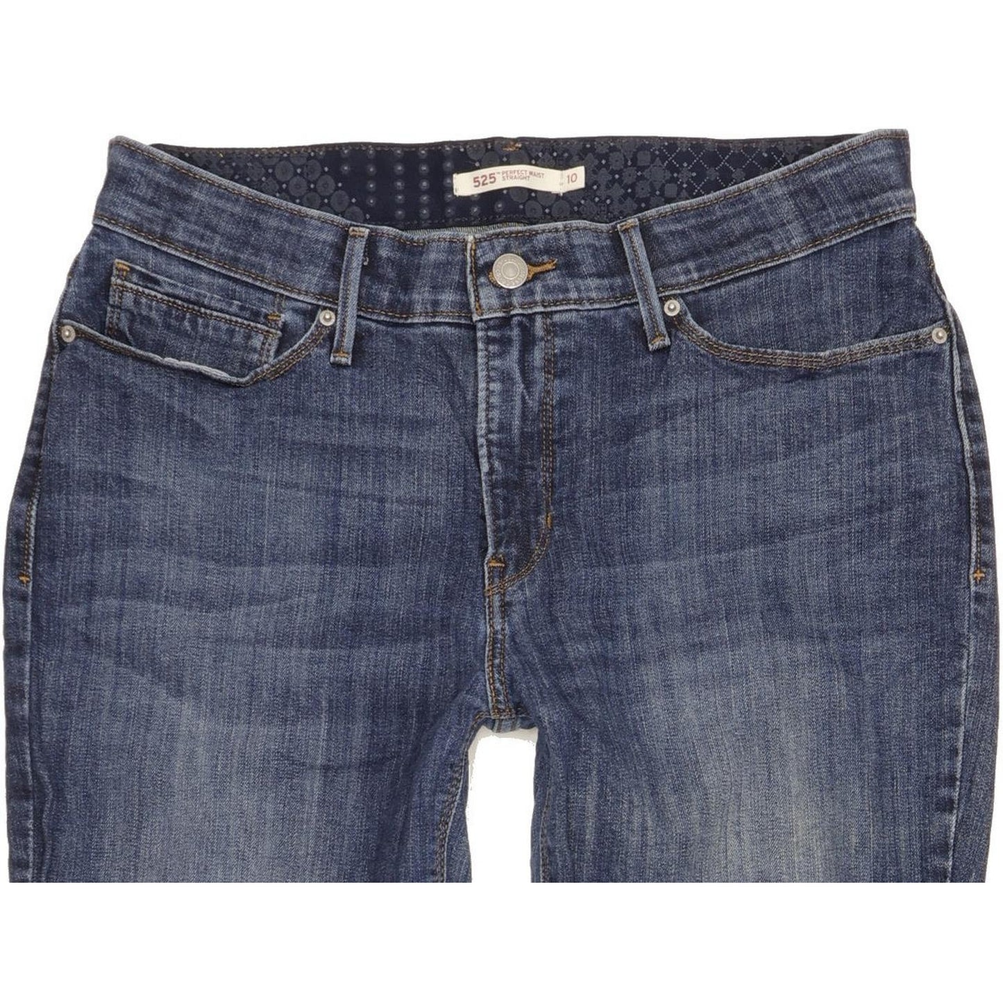 Levi's 525 Women Blue Straight Slim Stretch Jeans W30 L31