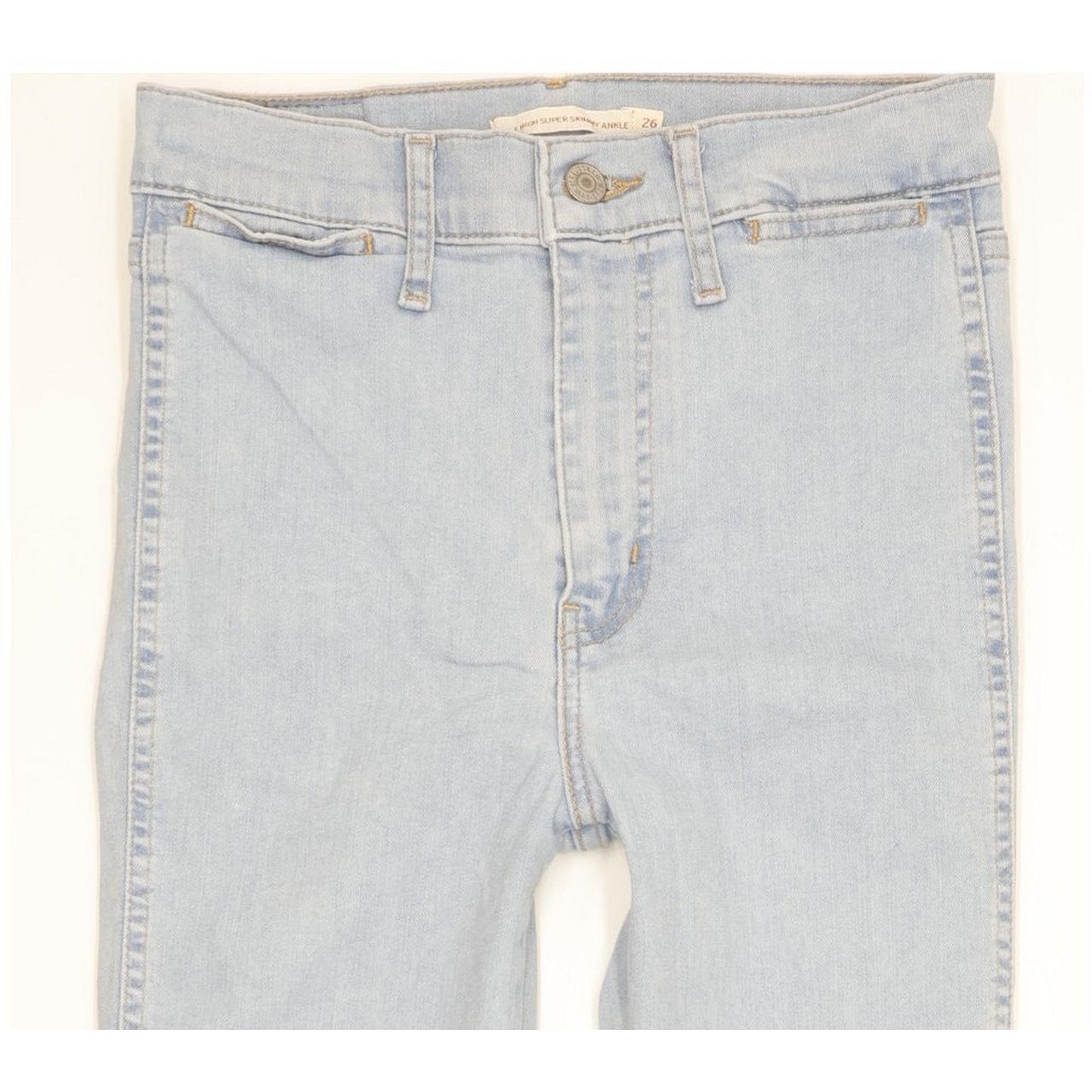 Levi's Mile Ankle Women Blue Skinny Slim Stretch Jeans W26 L30