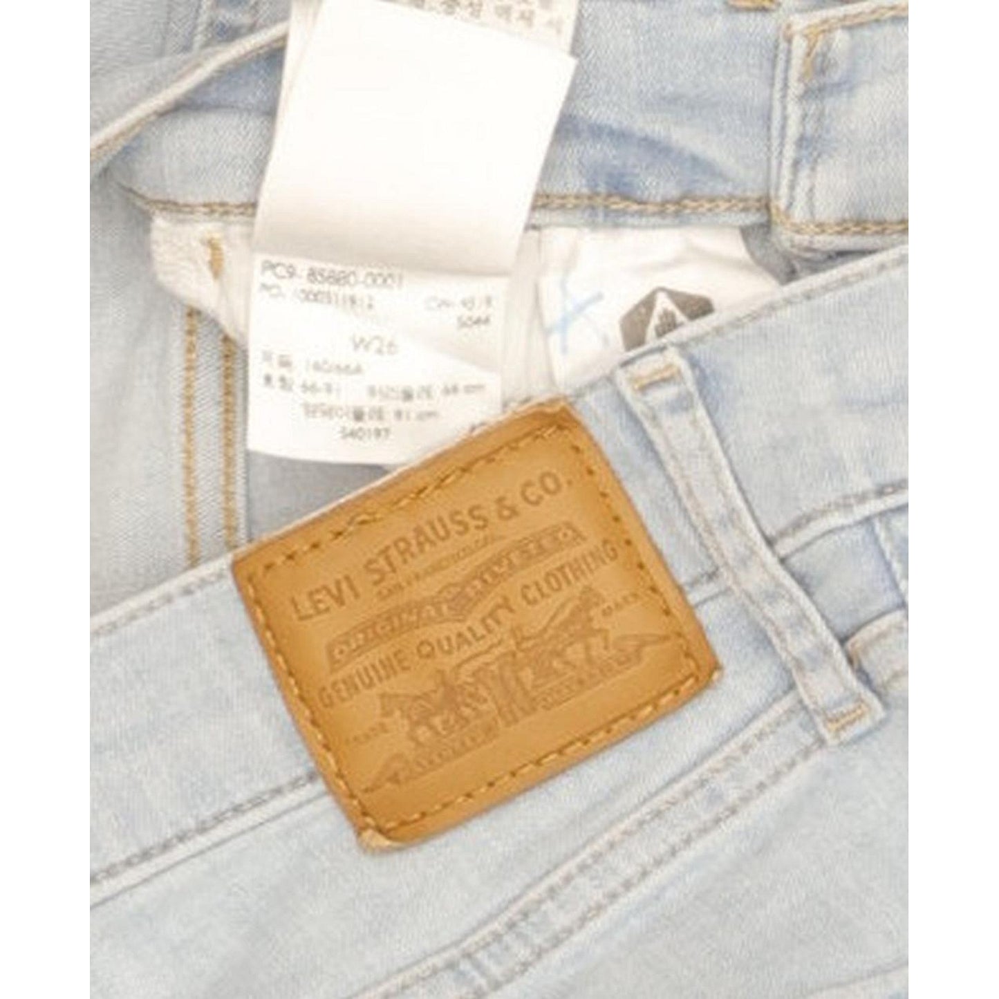 Levi's Mile Ankle Women Blue Skinny Slim Stretch Jeans W26 L30