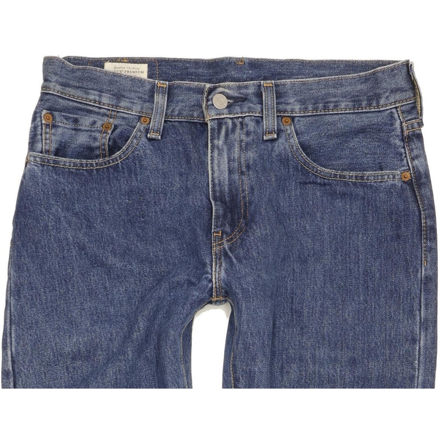 Levi's 502 Men Blue Tapered Regular Stretch Jeans W30 L31