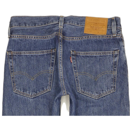 Levi's 502 Men Blue Tapered Regular Stretch Jeans W30 L31
