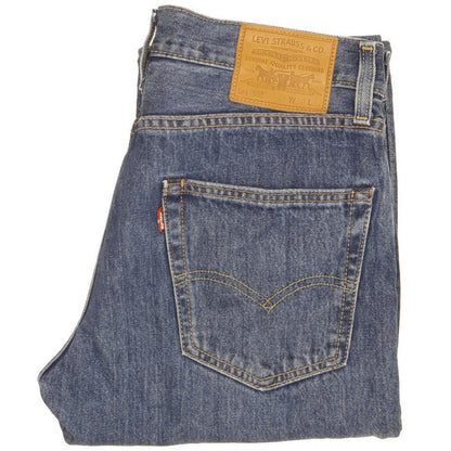 Levi's 502 Men Blue Tapered Regular Stretch Jeans W30 L31