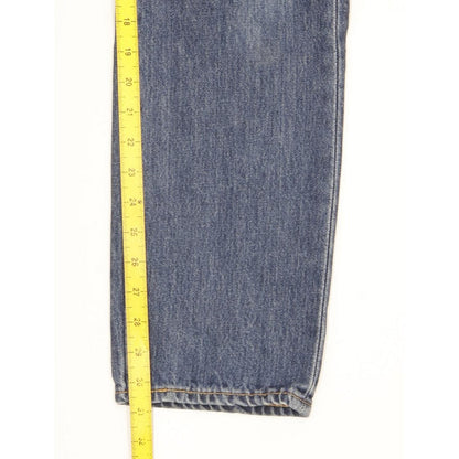 Levi's 502 Men Blue Tapered Regular Stretch Jeans W30 L31