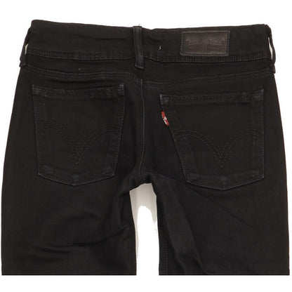 Levi's 571 Women Black Straight Slim Jeans W26 L30