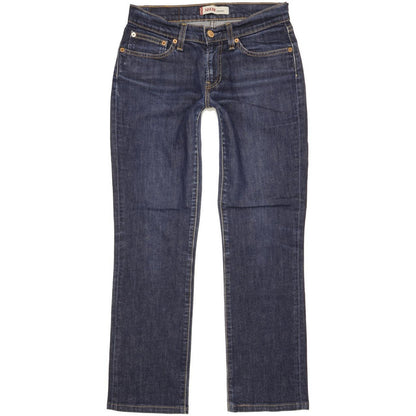 Levi's 528 Women Blue Straight Slim Stretch Jeans W29 L28