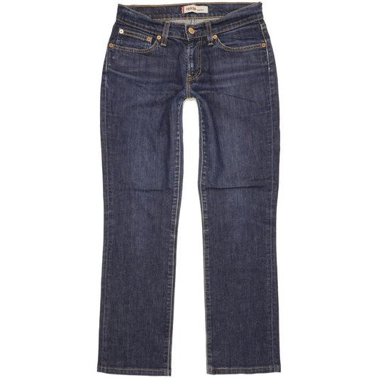 Levi's 528 Women Blue Straight Slim Stretch Jeans W29 L28