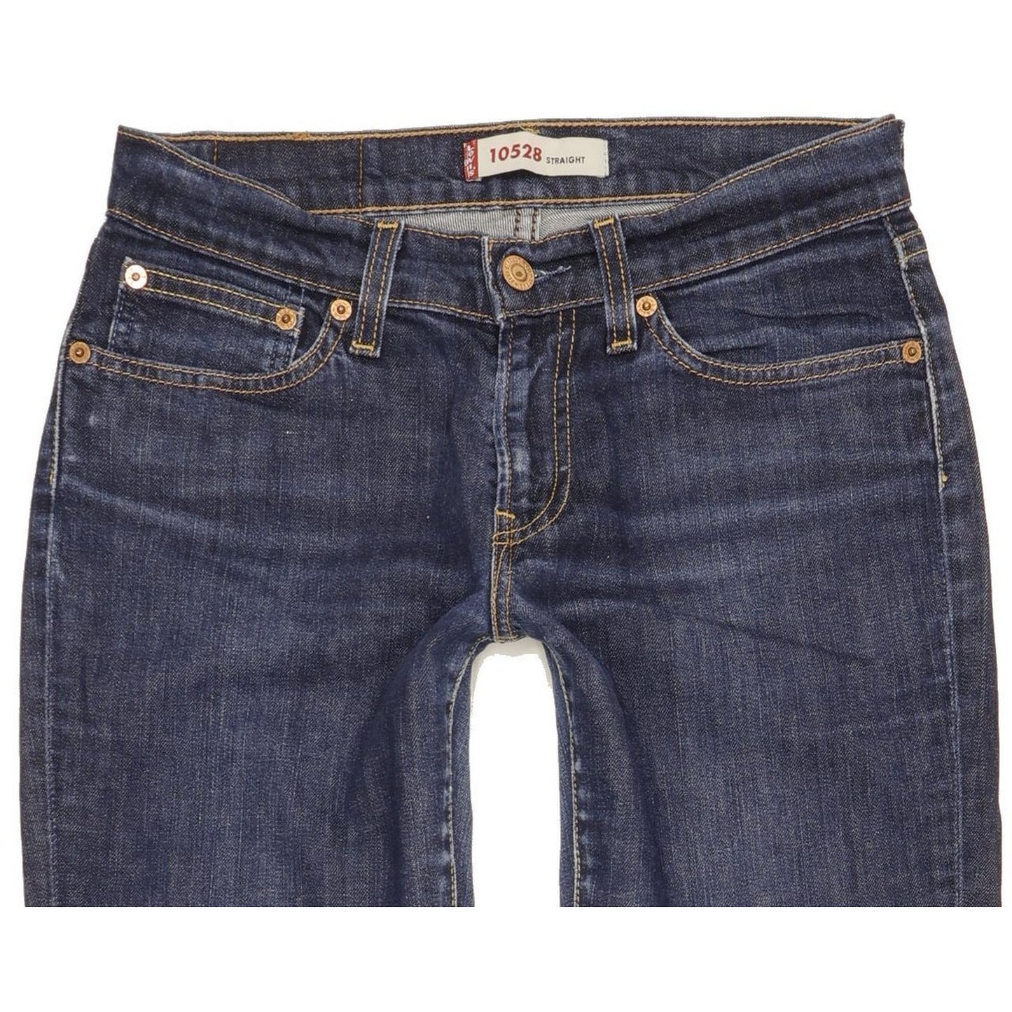 Levi's 528 Women Blue Straight Slim Stretch Jeans W29 L28