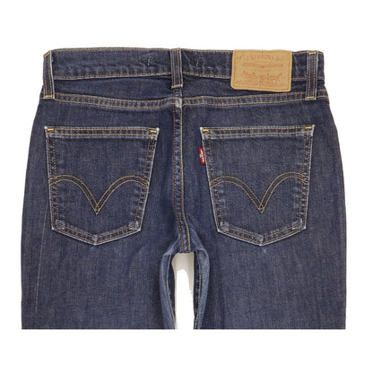Levi's 528 Women Blue Straight Slim Stretch Jeans W29 L28