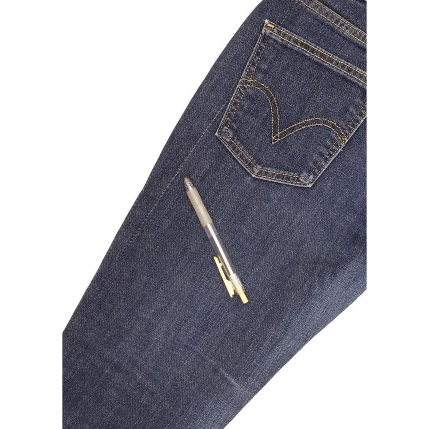 Levi's 528 Women Blue Straight Slim Stretch Jeans W29 L28