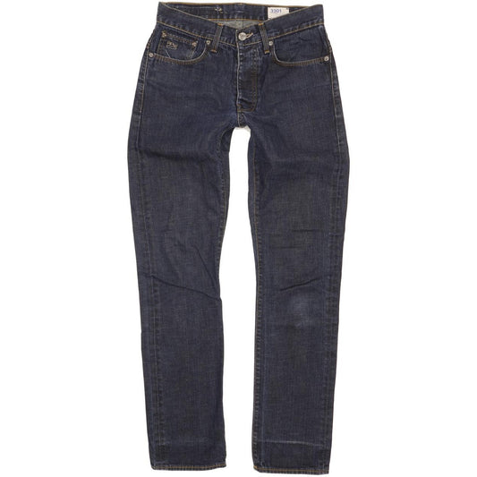 G-Star 3301 Men Blue Straight Slim Stretch Jeans W28 L32