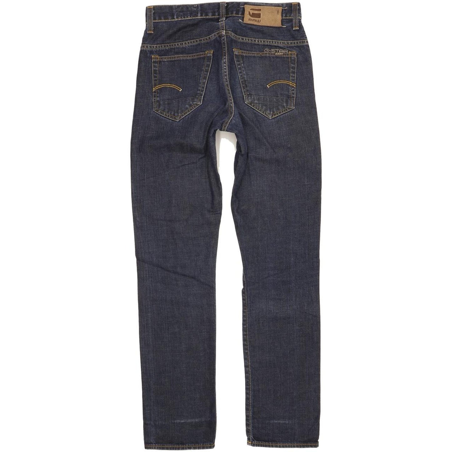 G-Star 3301 Men Blue Straight Slim Stretch Jeans W28 L32