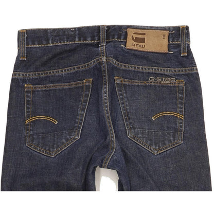 G-Star 3301 Men Blue Straight Slim Stretch Jeans W28 L32